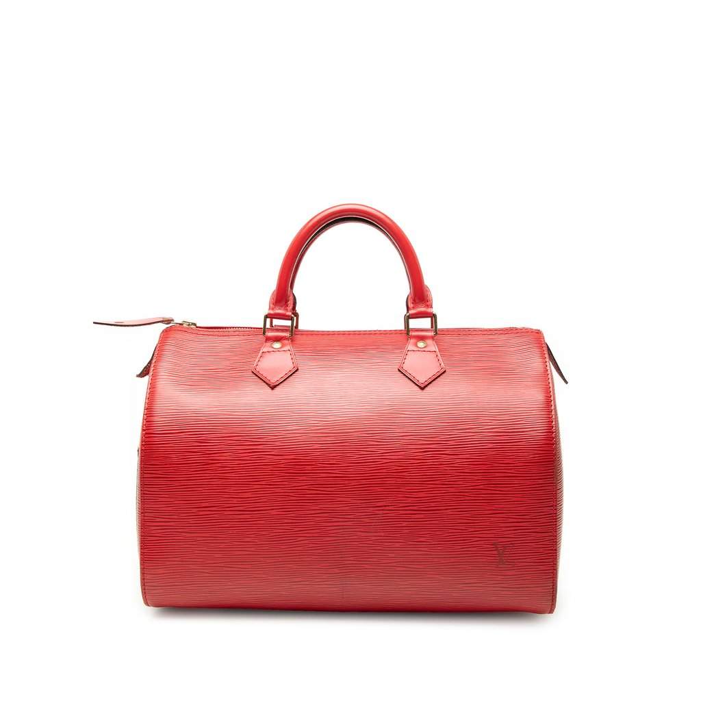 Louis Vuitton Epi Speedy 30 Red Leather Very good condition - Front View