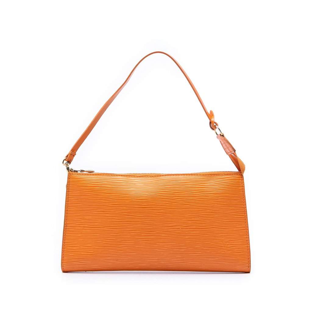 Louis Vuitton Epi Pochette Accessoires Orange Leather Very good - Front View