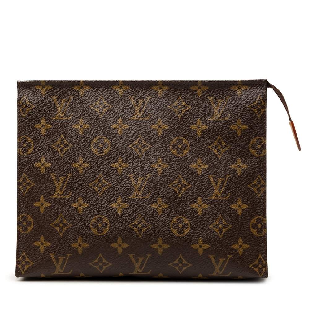 Louis Vuitton Monogram Toiletry Pouch 26 Brown Very good condition - Front View