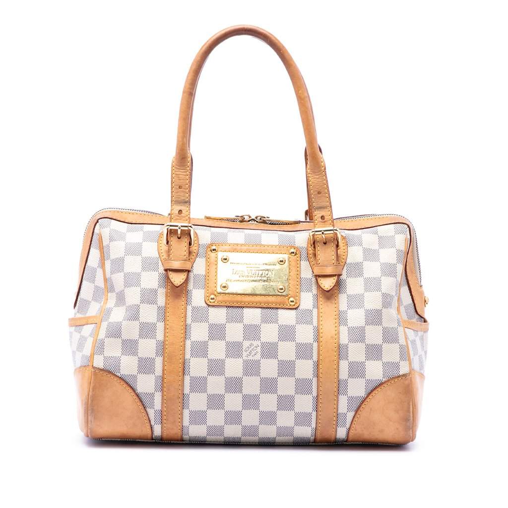 Louis Vuitton Damier Azur Berkeley White Very good - Front View