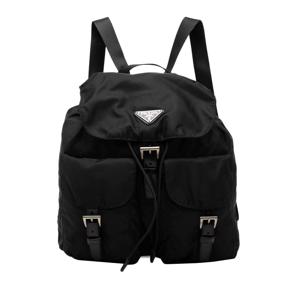 Prada Tessuto Backpack Black Very good condition - Front View