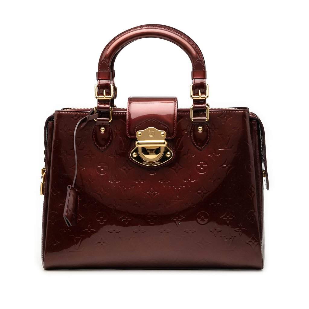 Louis Vuitton Monogram Vernis Melrose Avenue Red Leather Very good condition - Front View