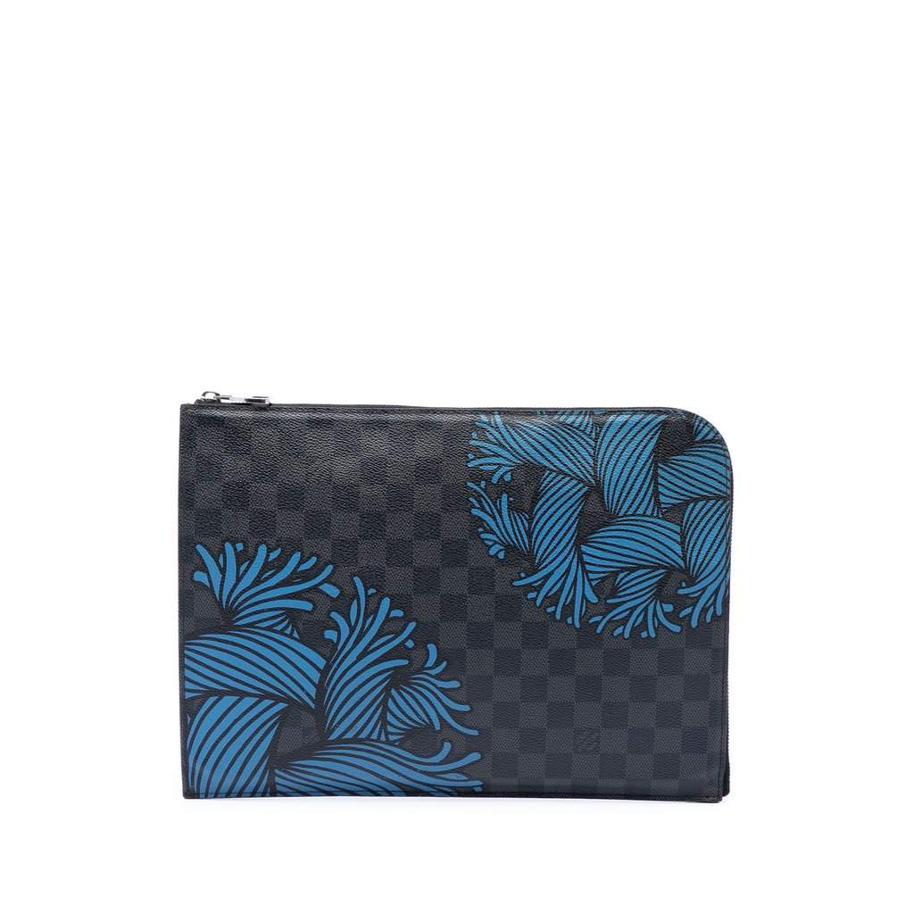 Louis Vuitton Christopher Nemeth Damier Graphite Pochette Jour GM Black Very good condition - Front View