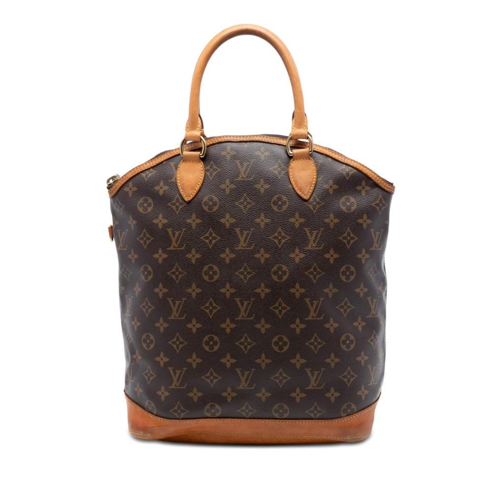 Louis Vuitton Monogram Lockit Vertical Brown Very good - Front View