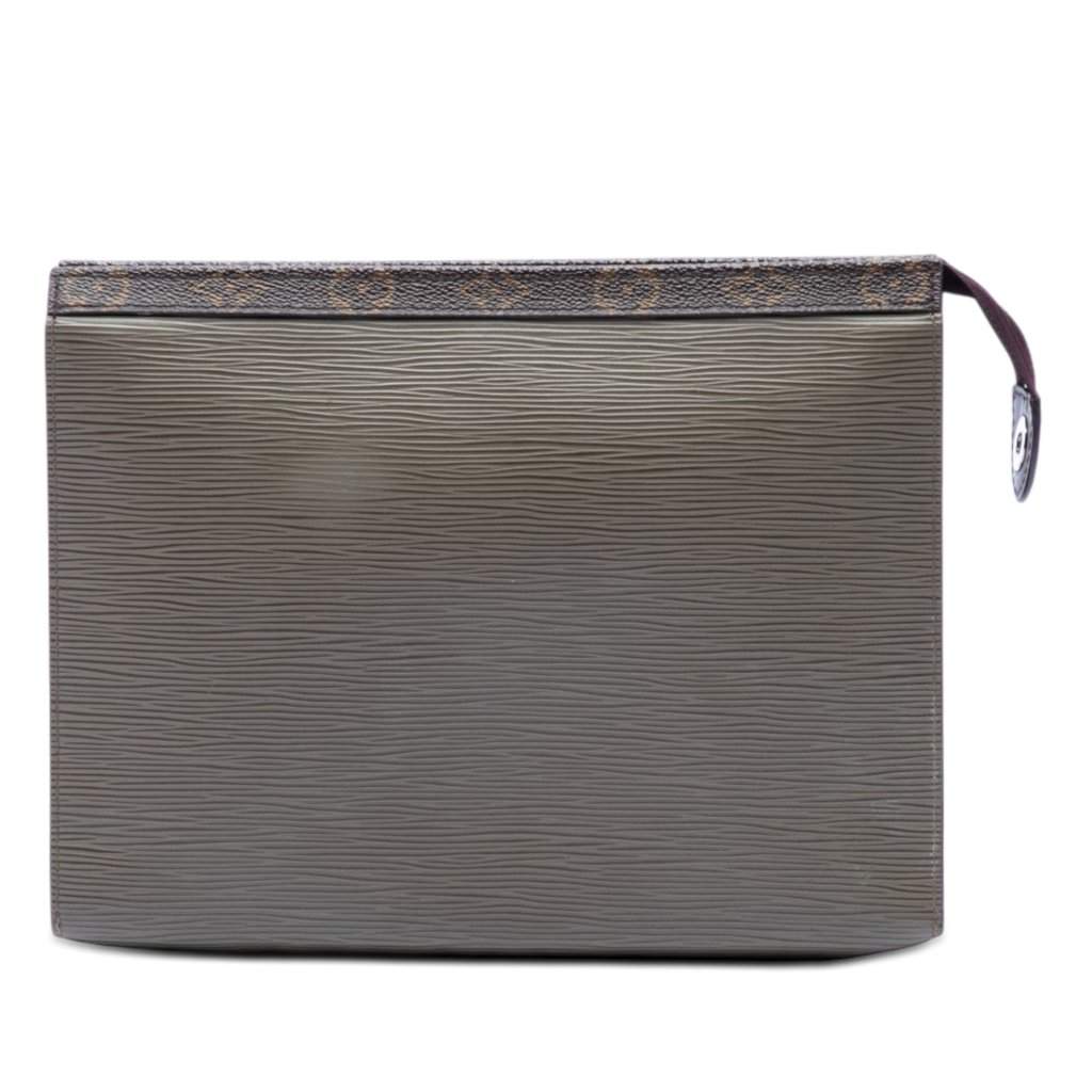 Louis Vuitton Epi Pochette Voyage MM Brown Leather Very good condition - Front View