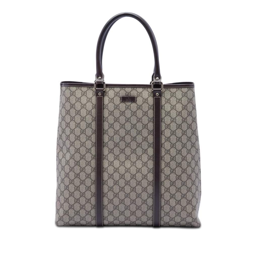 Gucci GG Supreme Joy Vertical Tote Beige Very good condition - Front View
