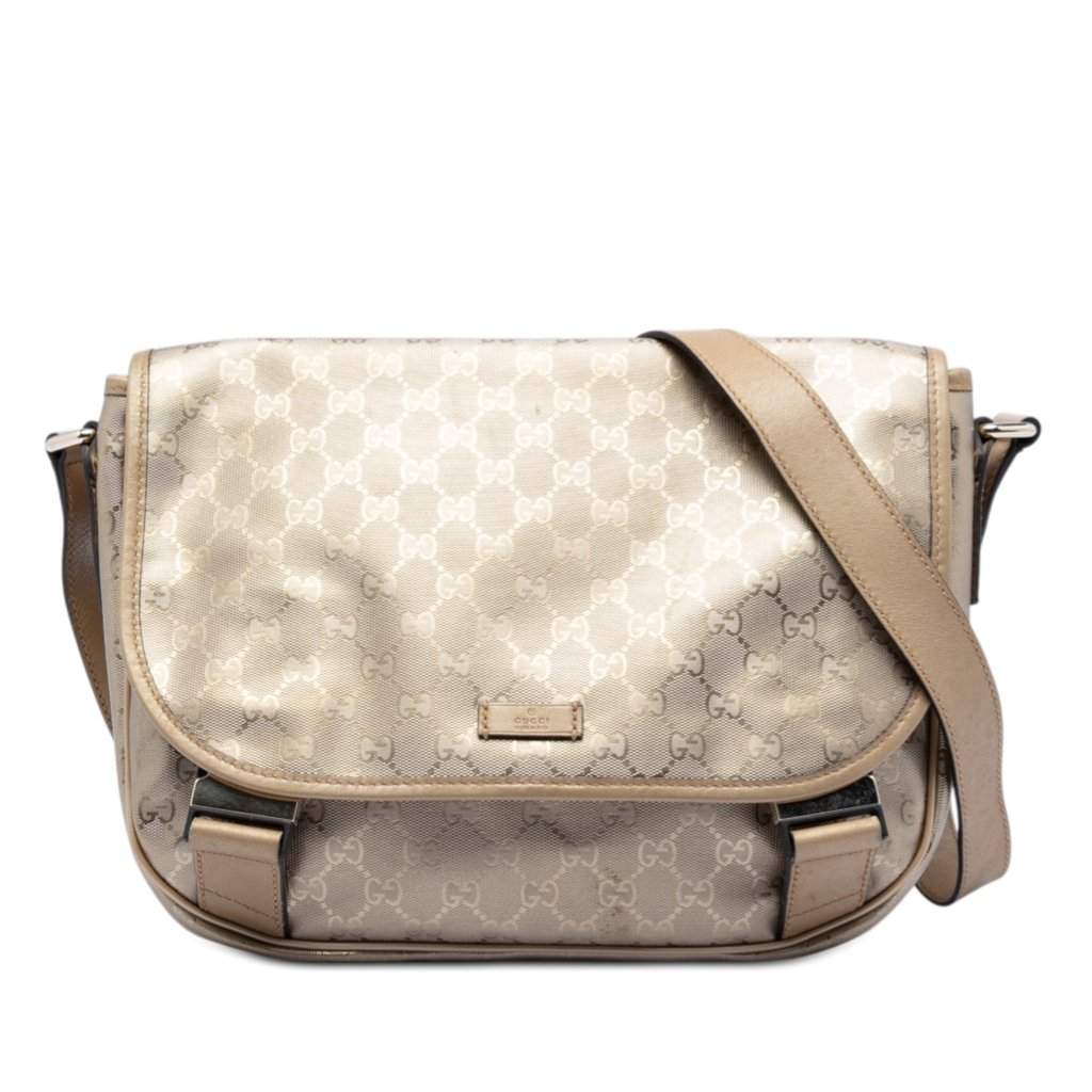 Gucci GG Imprime Crossbody Gold Very good condition - Front View