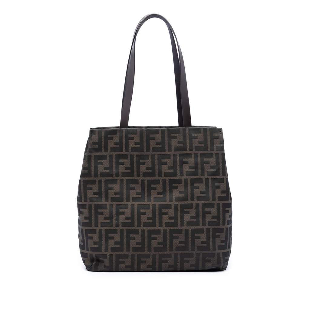 Fendi Zucca Canvas Tote Brown Very good - Front View