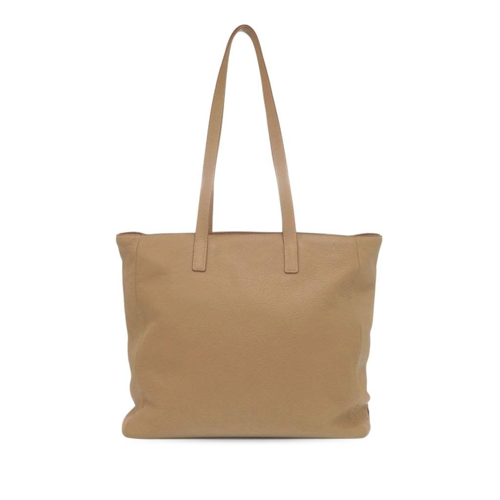 Prada Vitello Daino Tote Beige Leather Very good condition - Front View
