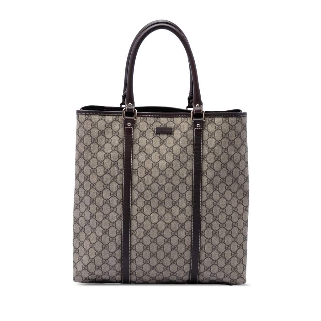 Gucci GG Supreme Joy Vertical Tote Beige Very good - Front View
