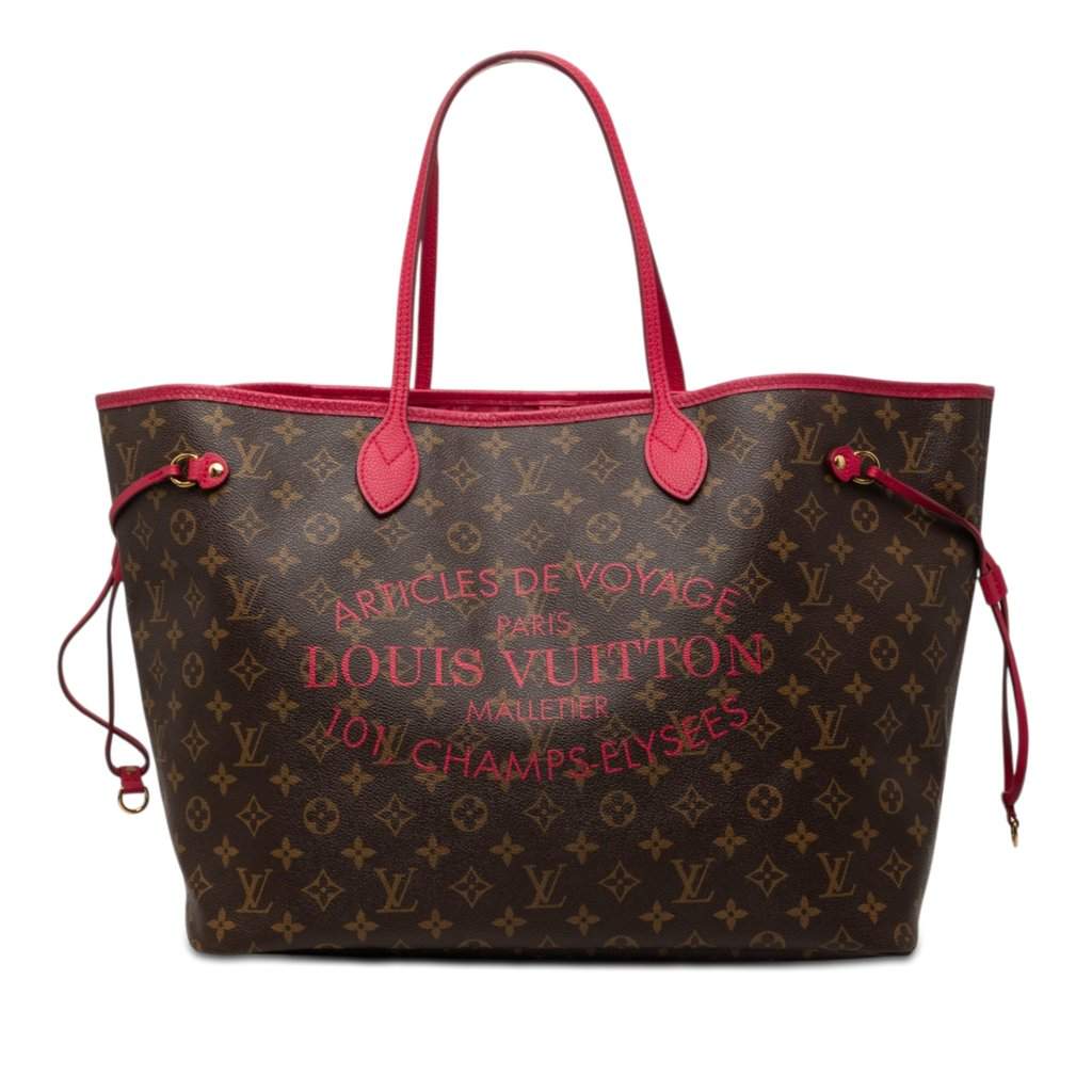 Louis Vuitton Monogram Ikat Neverfull MM Brown Very good condition - Front View