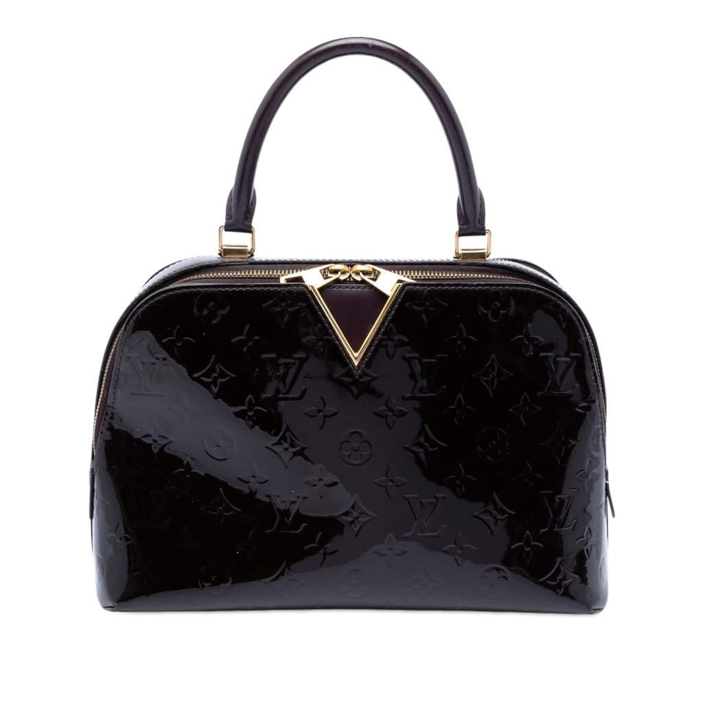 Louis Vuitton Monogram Vernis Melrose Purple Leather Very good condition - Front View