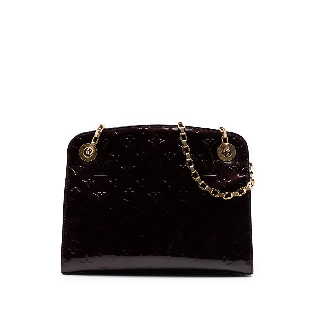 Louis Vuitton Monogram Vernis Virginia MM Purple Leather Very good - Front View