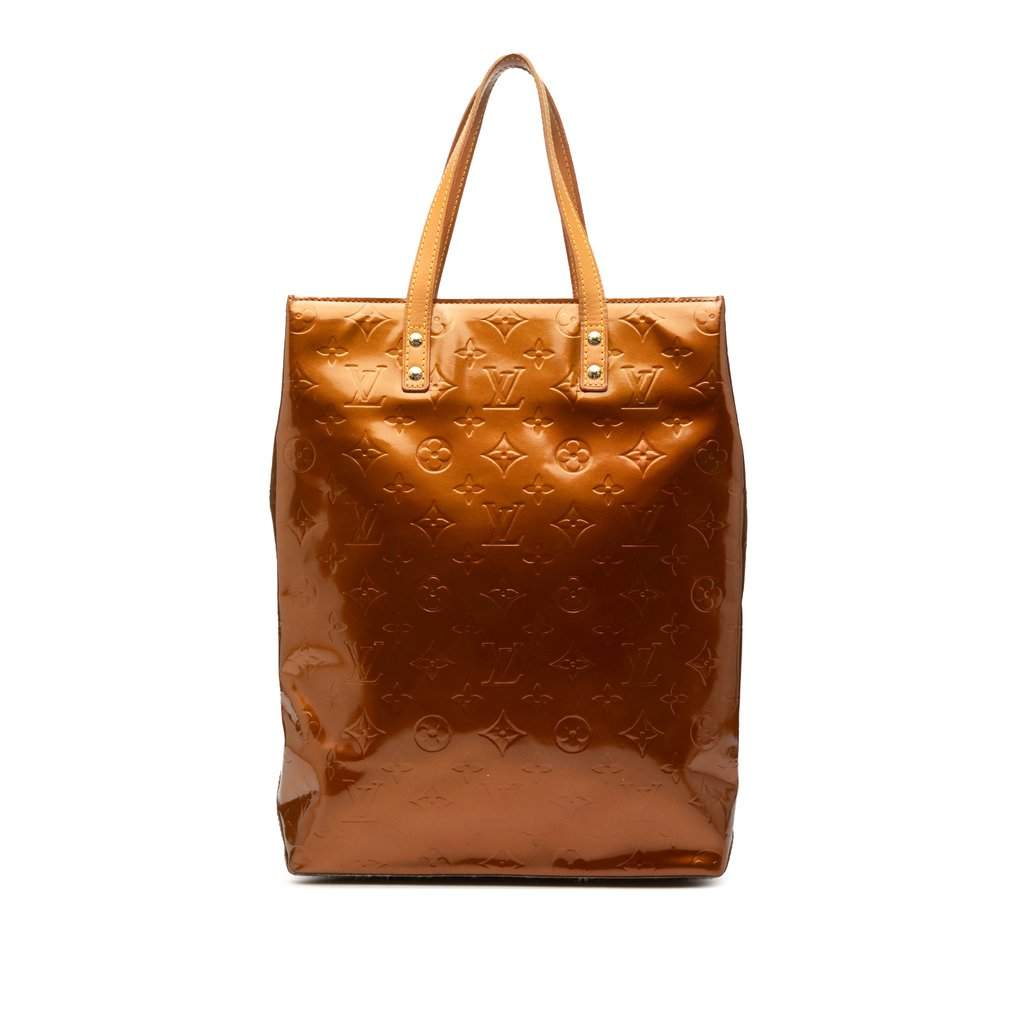 Louis Vuitton Monogram Vernis Reade MM Brown Leather Very good condition - Front View
