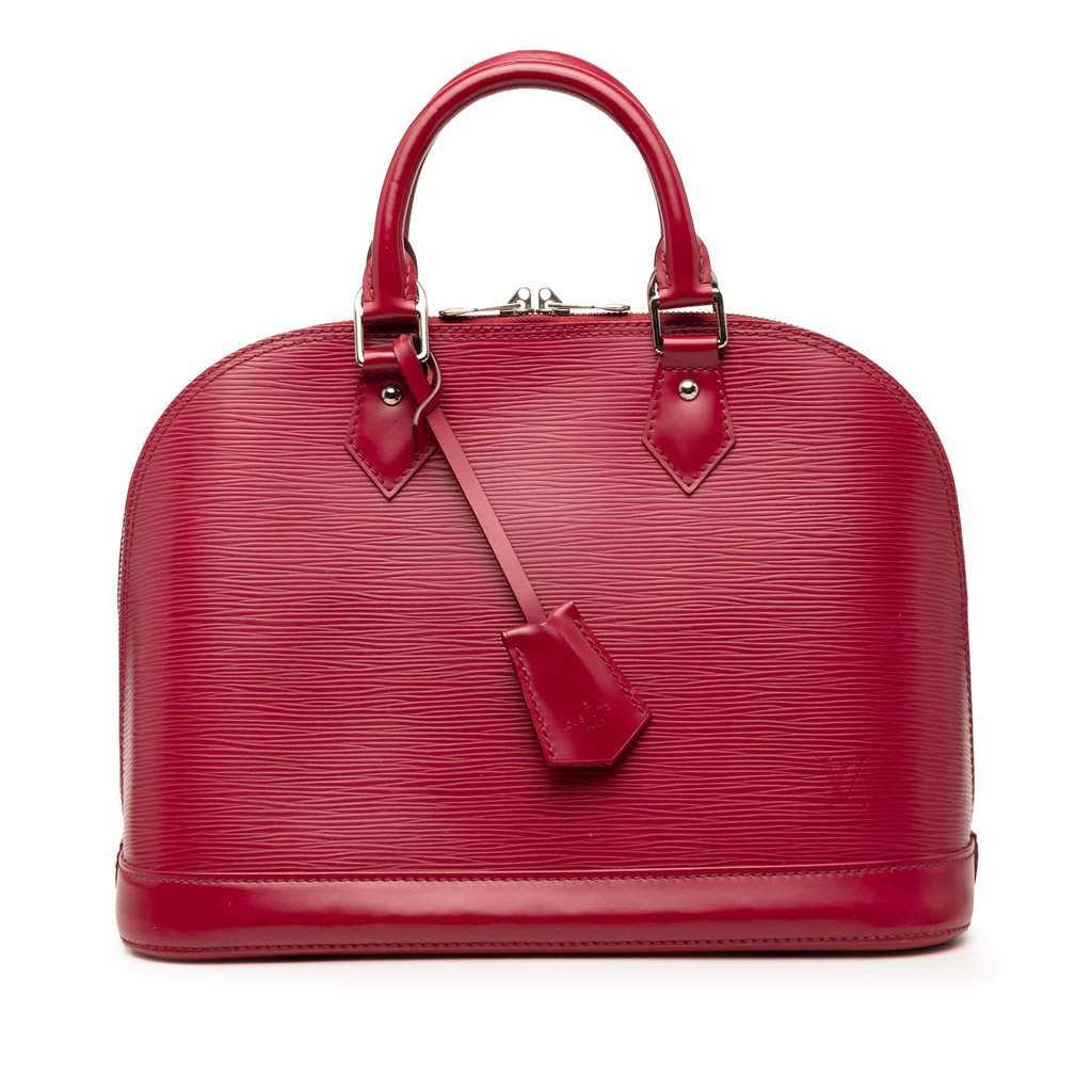 Louis Vuitton Epi Alma PM Pink Leather Very good - Front View