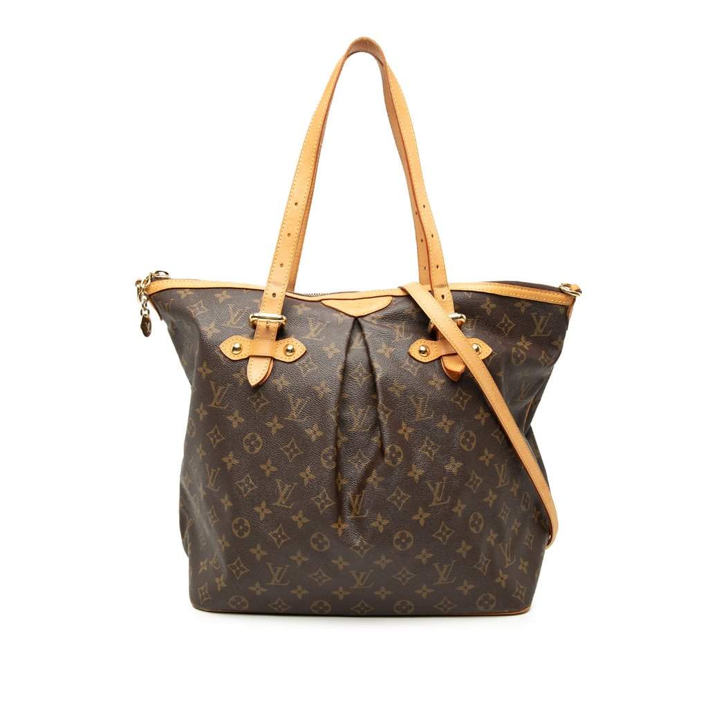 Louis Vuitton Monogram Palermo GM Brown Very good - Front View