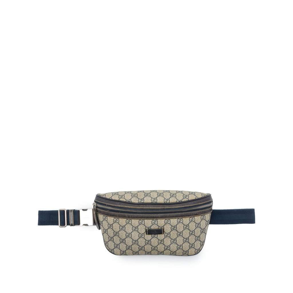 Gucci GG Supreme Belt Bag Beige Very good - Front View