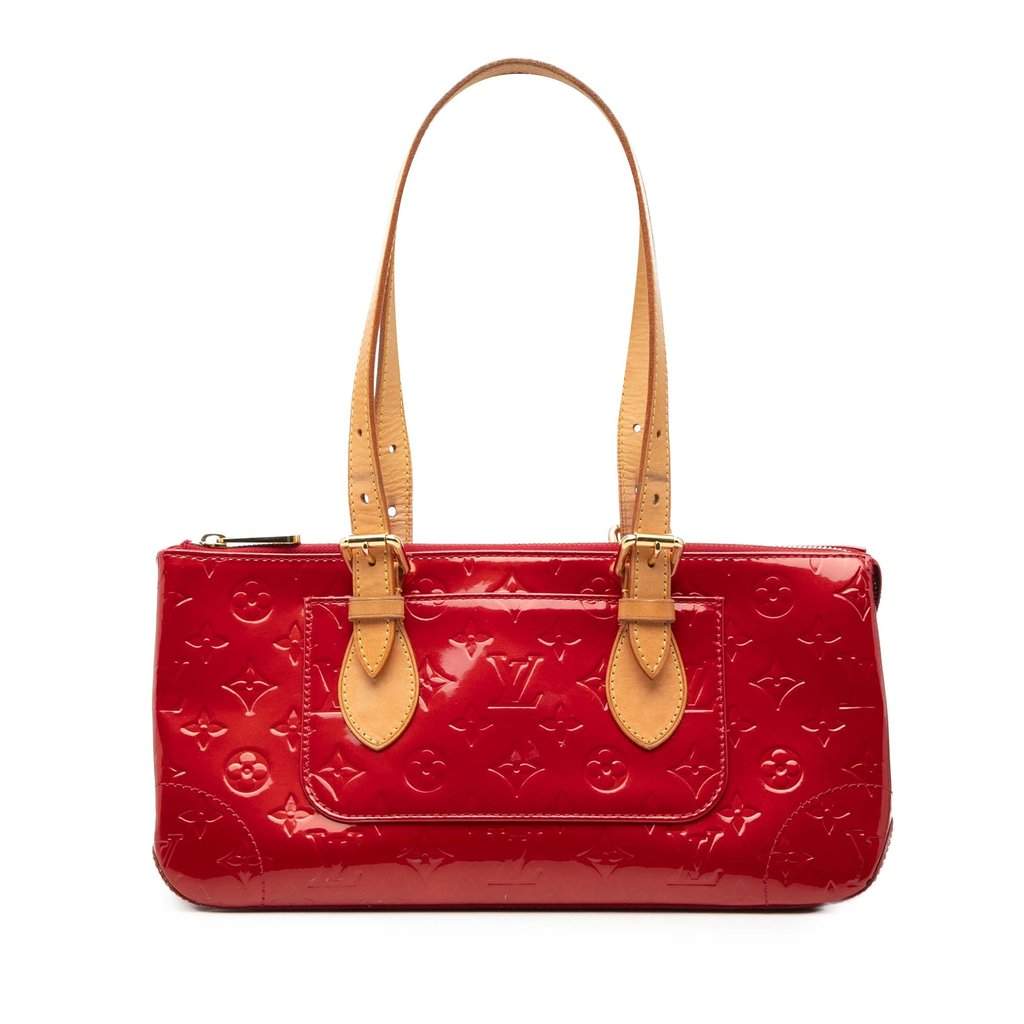 Louis Vuitton Monogram Vernis Rosewood Avenue Red Leather Very good condition - Front View
