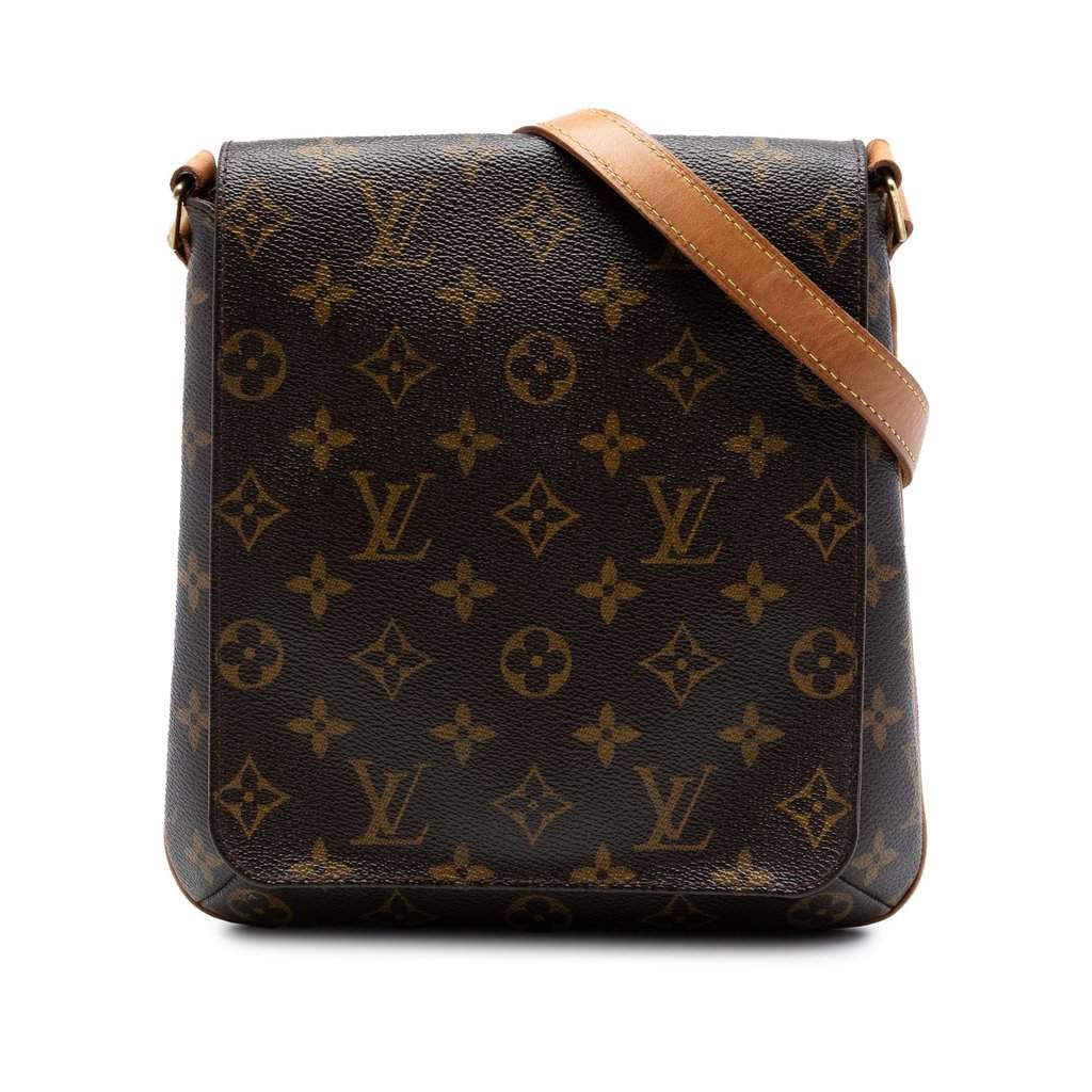 Louis Vuitton Monogram Musette Salsa PM Long Strap Brown Very good - Front View