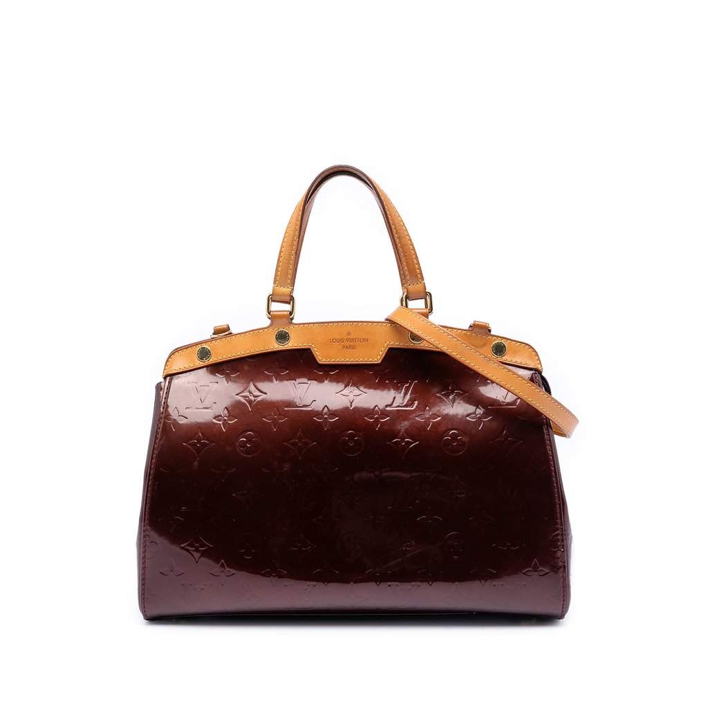 Louis Vuitton Monogram Vernis Brea MM Red Leather Very good condition - Front View