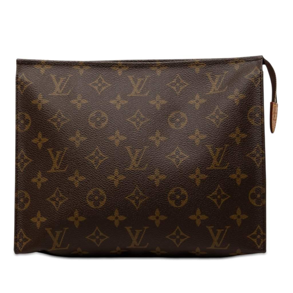 Louis Vuitton Monogram Toiletry Pouch 26 Brown Very good condition - Front View