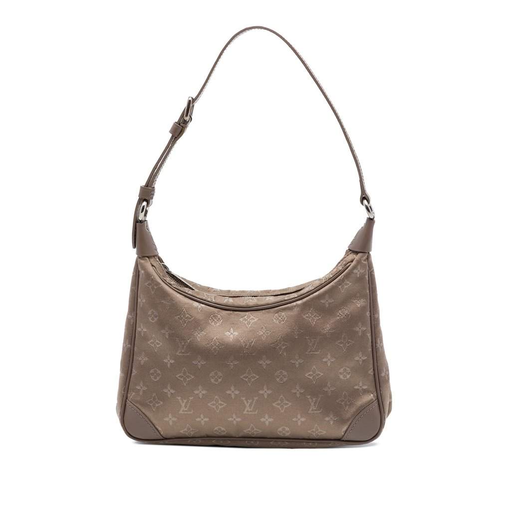 Louis Vuitton Monogram Mini Satin Boulogne Brown Very good condition - Front View