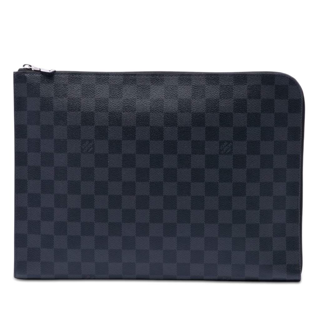 Louis Vuitton Damier Graphite Pochette Jour GM Black Very good condition - Front View