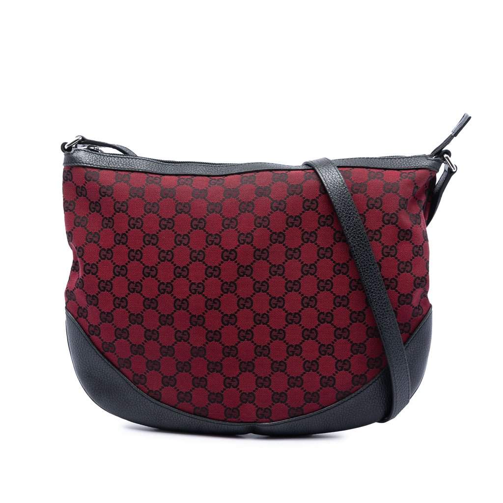 Gucci GG Canvas Crossbody Red Very good condition - Front View