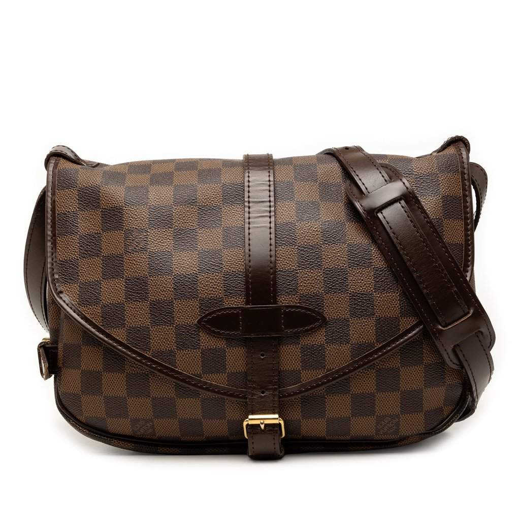 Louis Vuitton Damier Ebene Saumur 30 Brown Very good condition - Front View