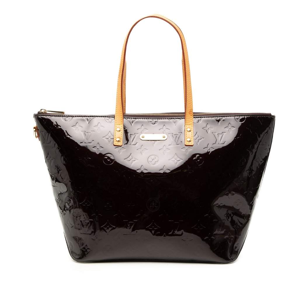 Louis Vuitton Monogram Vernis Bellevue GM Purple Leather Very good condition - Front View