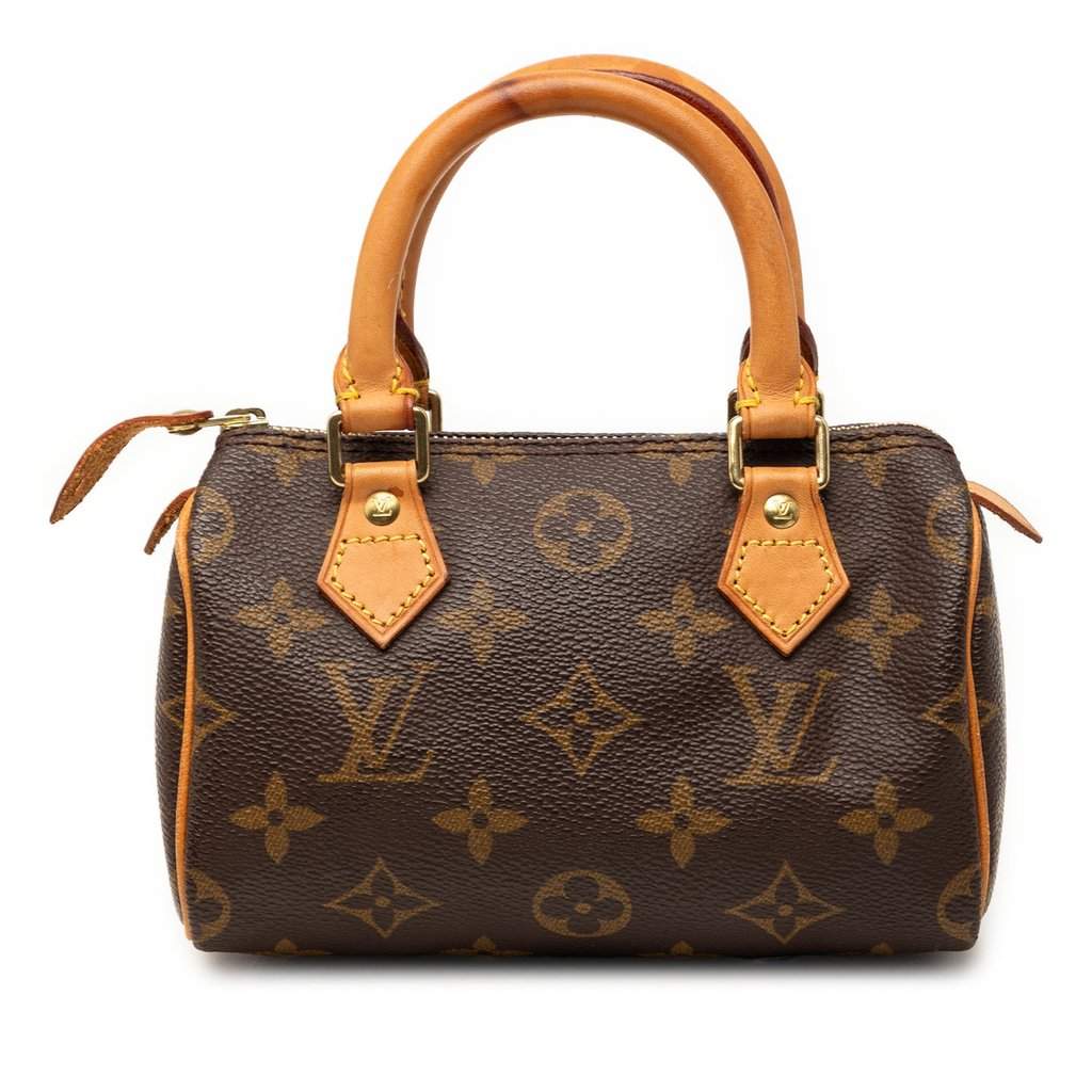 Louis Vuitton Monogram Mini Speedy HL Brown Very good condition - Front View