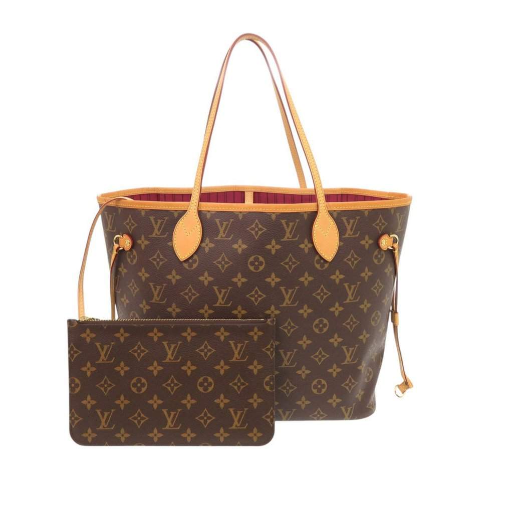 Louis Vuitton Monogram Neverfull MM Brown Very good condition - Front View