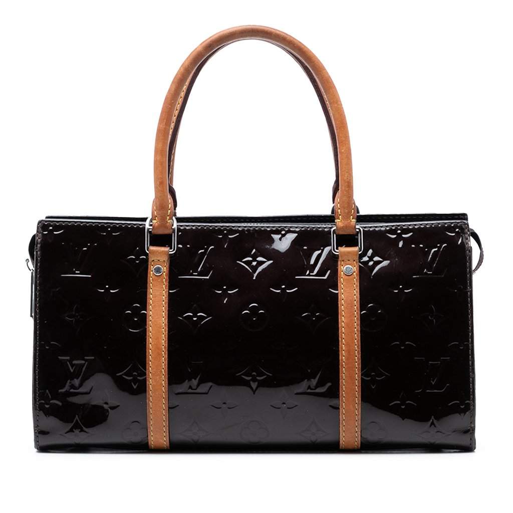 Louis Vuitton Monogram Vernis Neo Triangle Purple Leather Very good condition - Front View