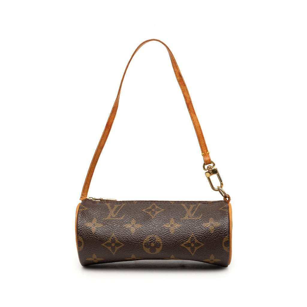 Louis Vuitton Monogram Papillon Pochette Brown Good condition - Front View
