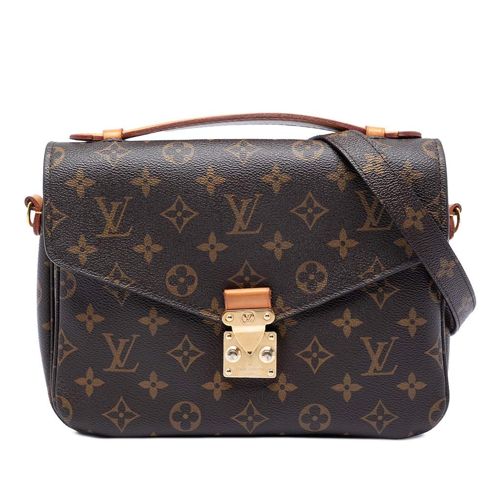 Louis Vuitton Monogram Pochette Metis Brown Very good condition - Front View