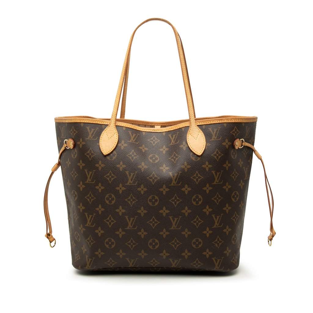 Louis Vuitton Monogram Neverfull MM Brown Very good condition - Front View