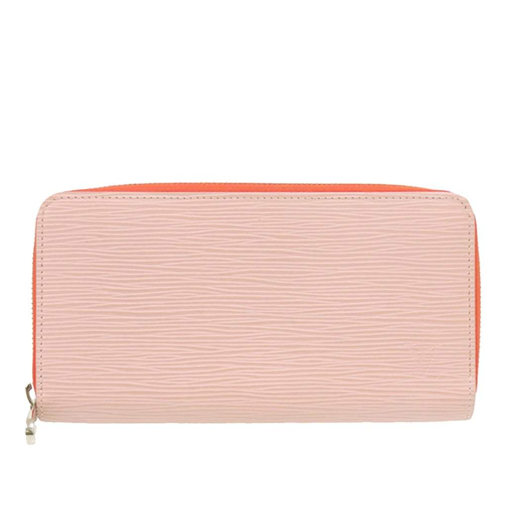 Louis Vuitton Epi Zippy Long Wallet Pink Leather Very good condition - Front View