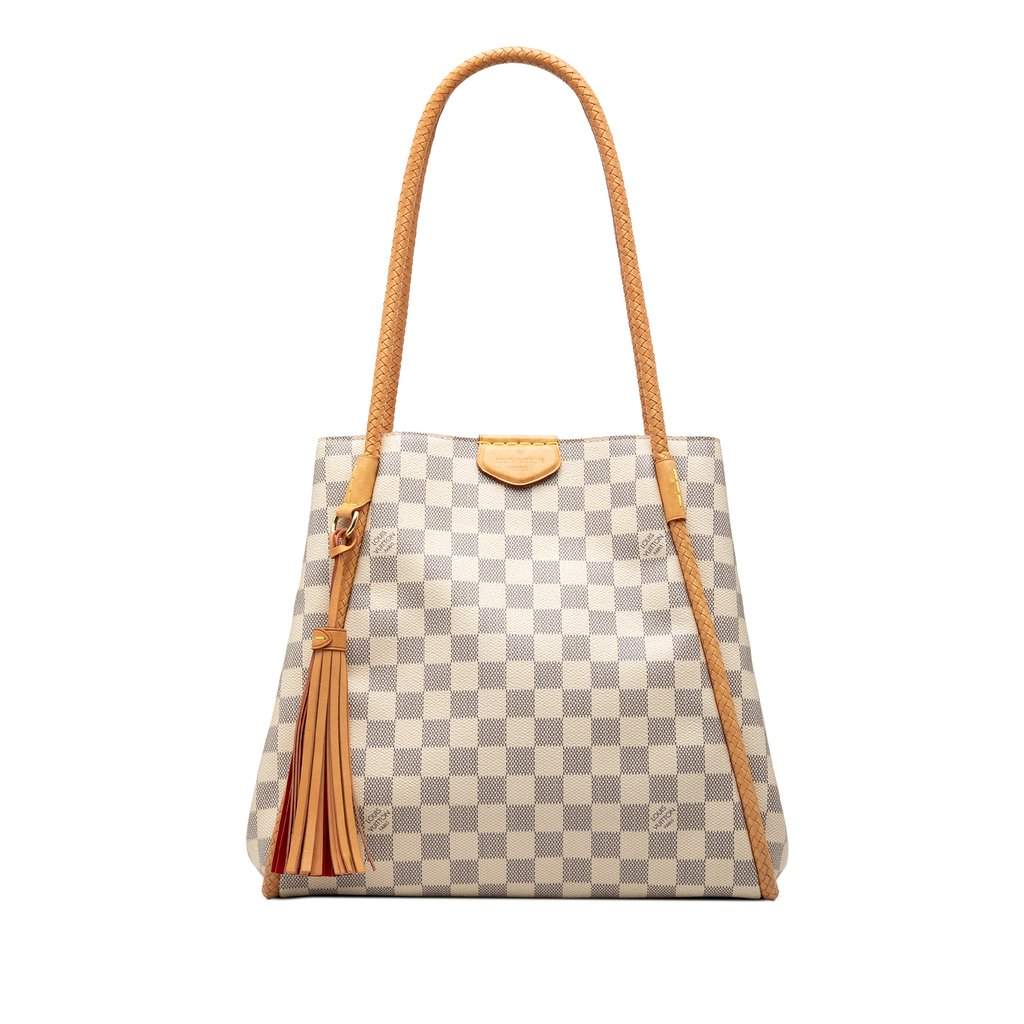 Louis Vuitton Damier Azur Propriano White Very good - Front View
