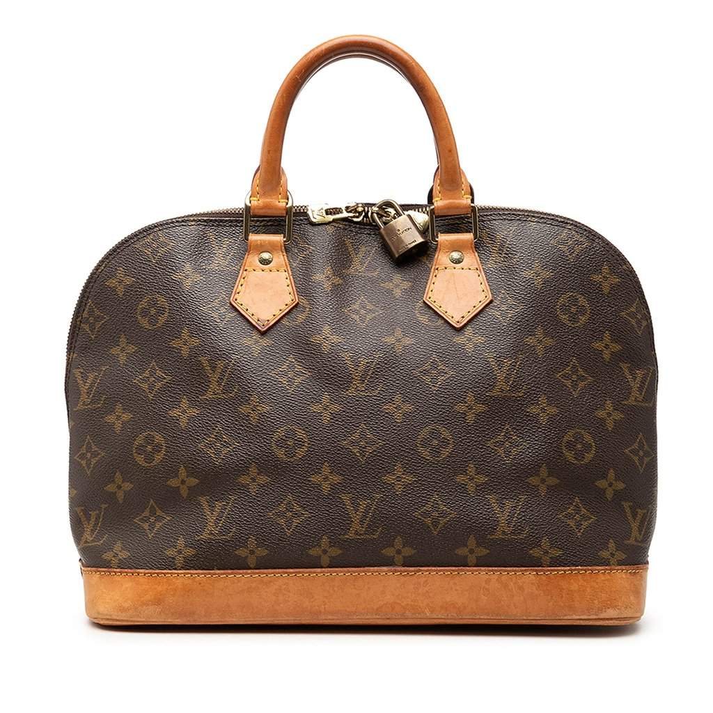 Louis Vuitton Monogram Alma PM Brown Very good - Front View