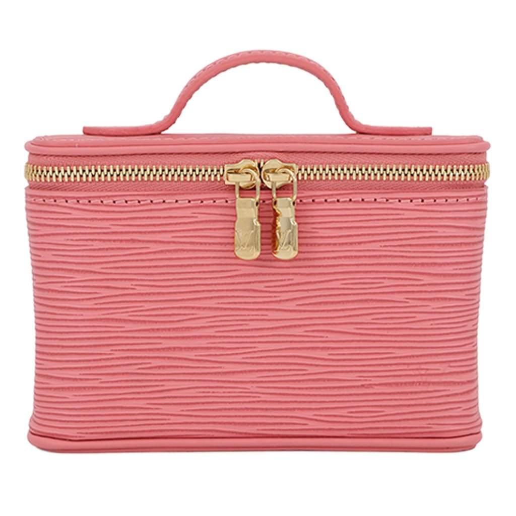 Louis Vuitton Epi Nice Beauty Vanity Bag Pink Leather Very good condition - Front View