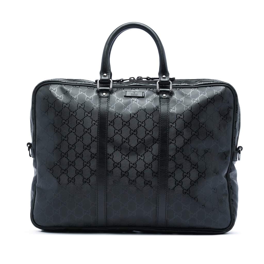 Gucci GG Imprime Business Bag Black Very good - Front View