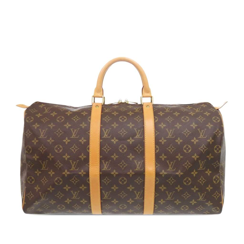 Louis Vuitton Monogram Keepall 50 Brown Very good - Front View