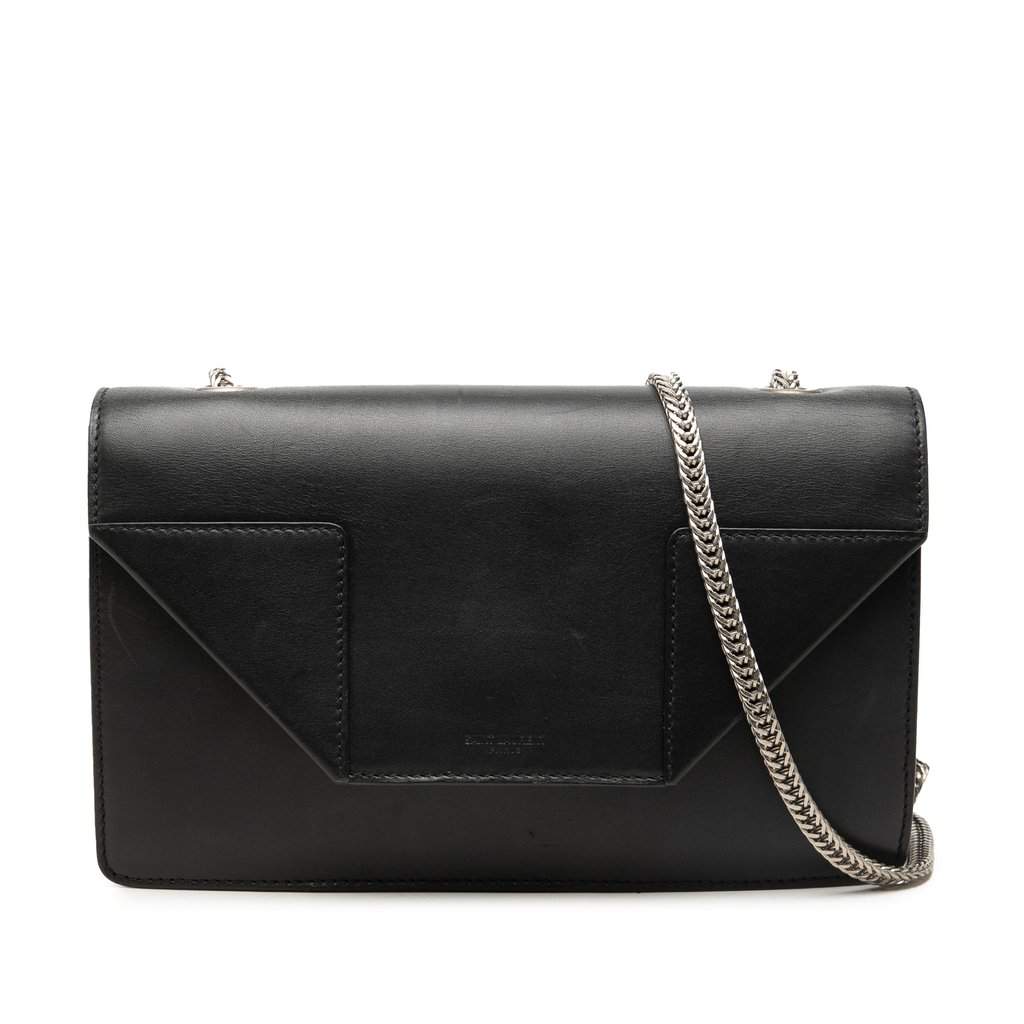Saint Laurent Small Leather Betty Crossbody Black Leather Very good - Front View