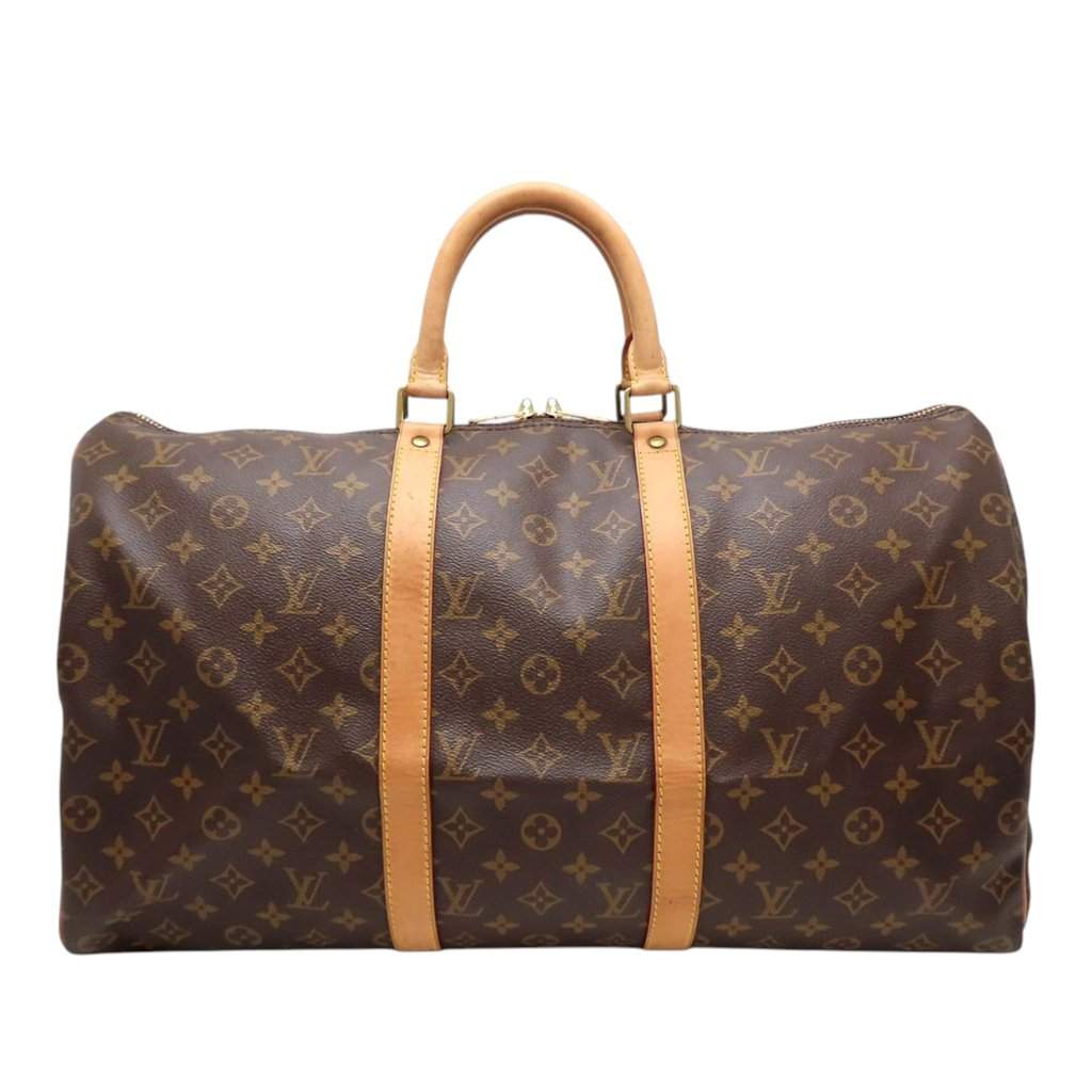 Louis Vuitton Monogram Keepall 50 Brown Very good condition - Front View