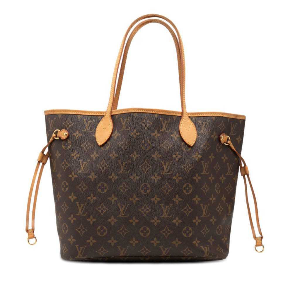 Louis Vuitton Monogram Neverfull MM Brown Very good - Front View