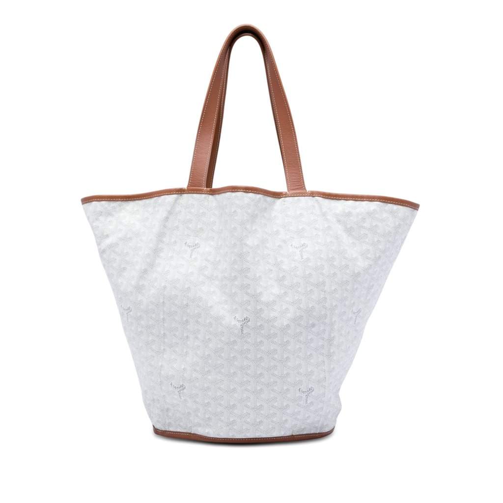 Goyard Goyardine Reversible Belharra Tote White Very good - Front View