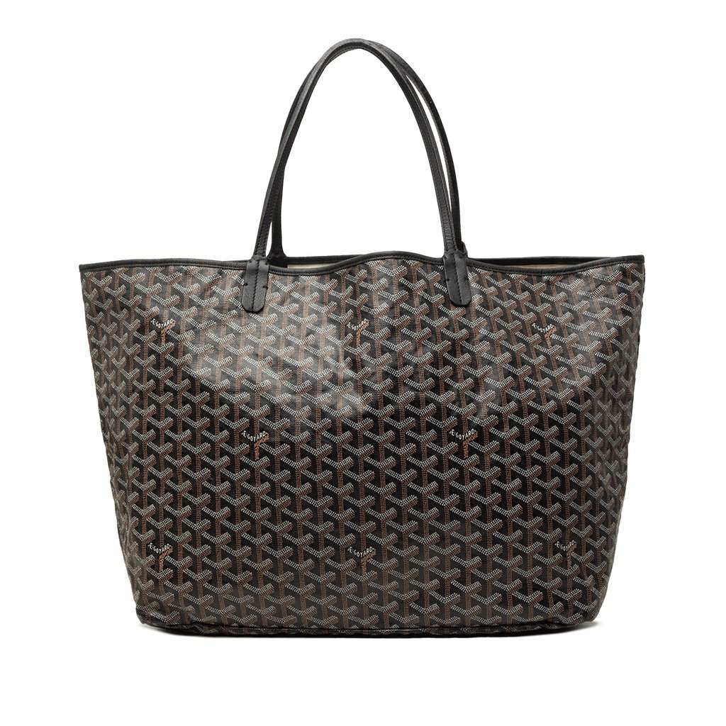 Goyard Goyardine Saint Louis GM Black Very good - Front View