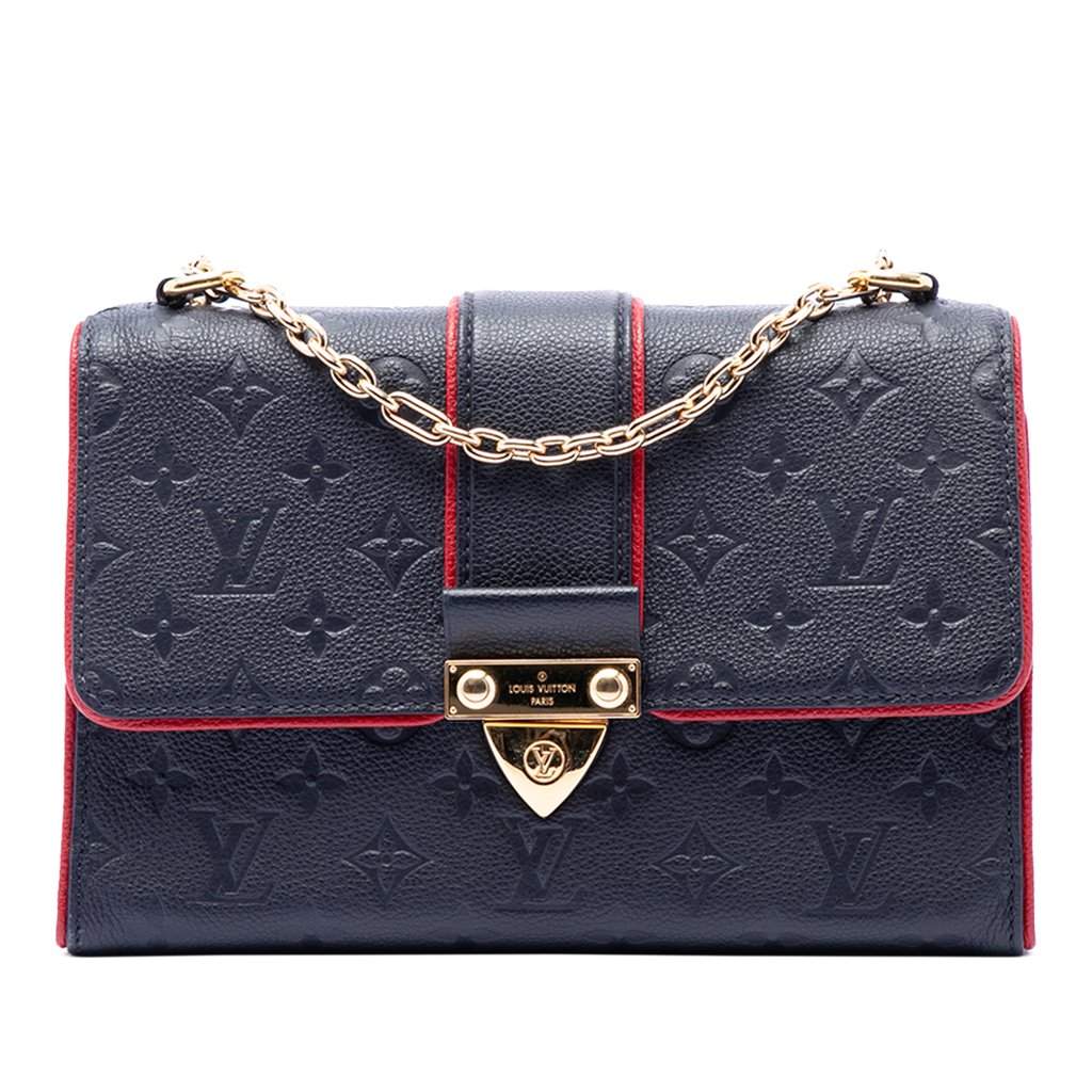 Louis Vuitton Monogram Empreinte Saint Sulpice PM Blue Leather Very good condition - Front View