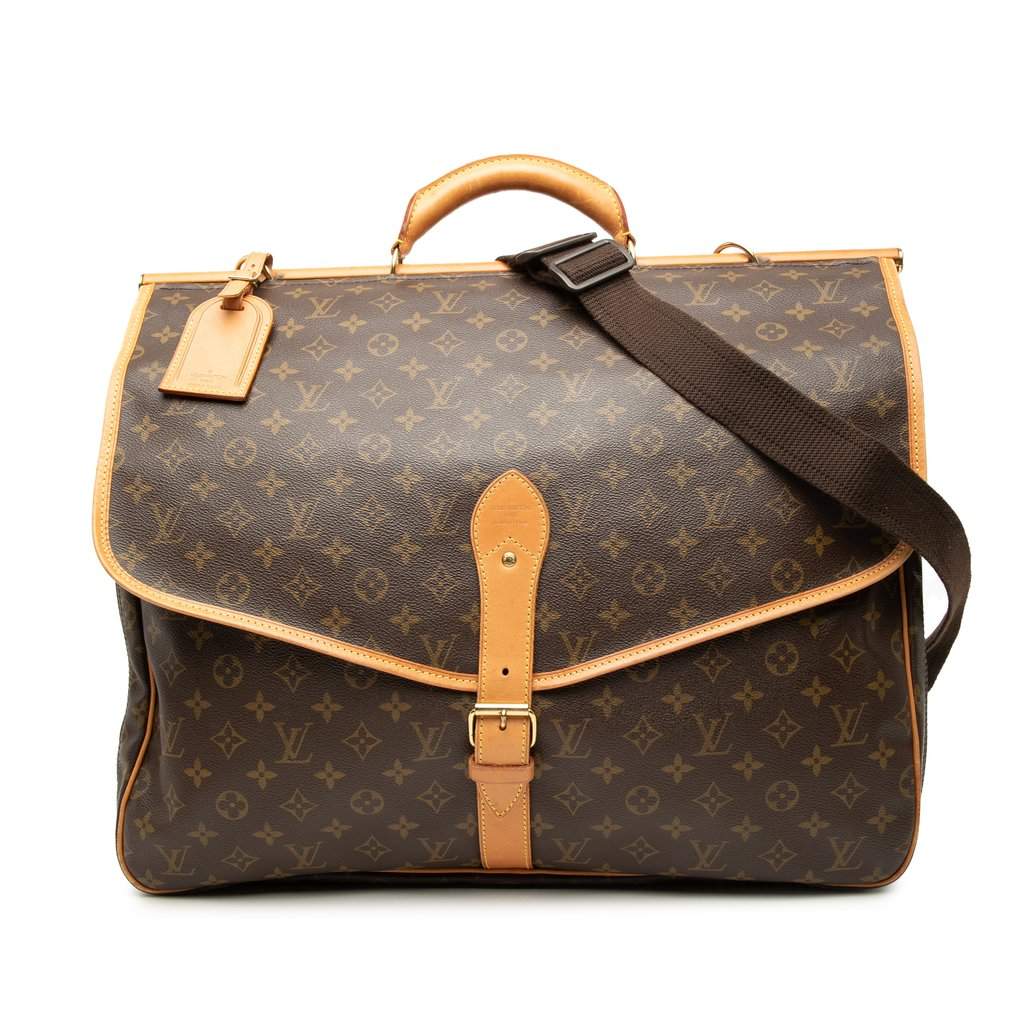 Louis Vuitton Monogram Sac Chasse Hunting Bag Brown Very good condition - Front View