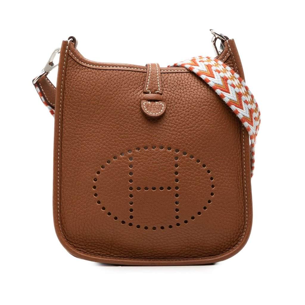 Hermès Clemence Evelyne 16 Amazone Brown Leather Very good - Front View